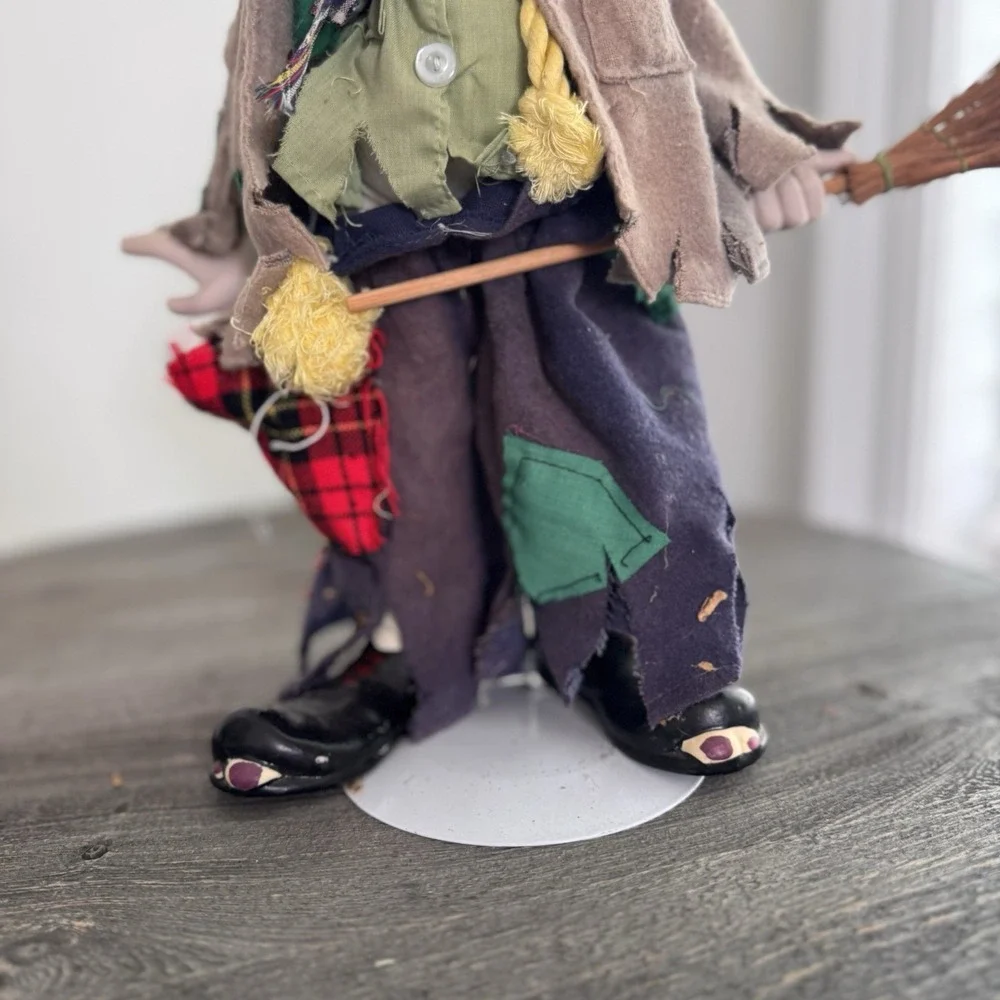Vintage Sad Hobo Clown Porcelain Figurine 13